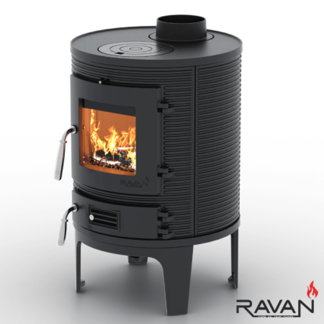 Чугунная печь Ravan Monaco 7 кВт